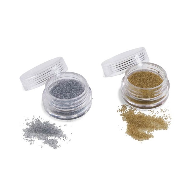 PERLINE DI VETRO ORO