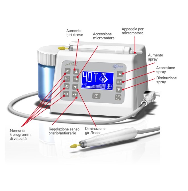 MICROMOTORE OCTOPUS SPRAY G/M 40.000
