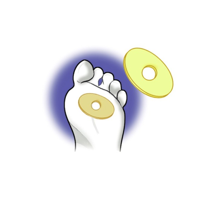 Paracallo in lattice Ovale Grande PZ. 40 - Protezione Calli e Nodi - Zanni Podospecial