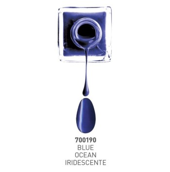 Smalto Excelsa Blue Oceano Iridescente - Zanni Podospecial: Qualità Professionale per la Cura delle Unghie