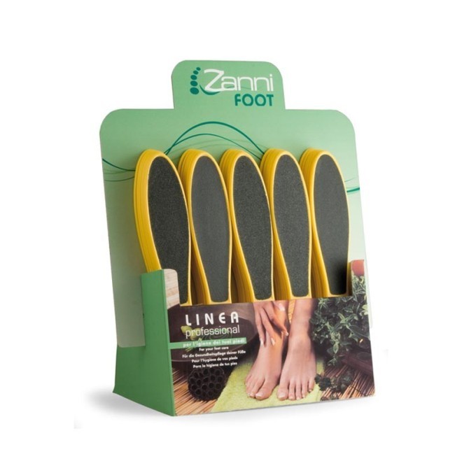 Espositore Carbonlima per talloni - Zanni Podospecial: Lima piedi al Carbone Attivo