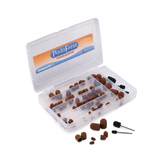 Kit Mandrini e Cappucci Abrasivi Professionali - Zanni Podospecial