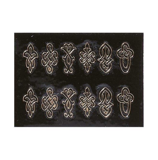 Calcomanie 3-D Metalliche Oro - Zanni Podospecial: Produttore e Venditore Specializzato