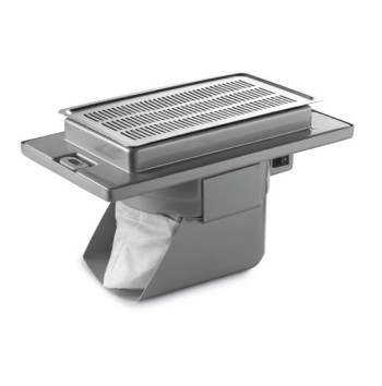 Aspiratore per tavolo professionale 30W grigio metallizzato - Zanni Podospecial