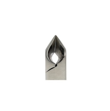 TRONCHESE MEZZA LUNA TAGLIO CORTO SATINATA