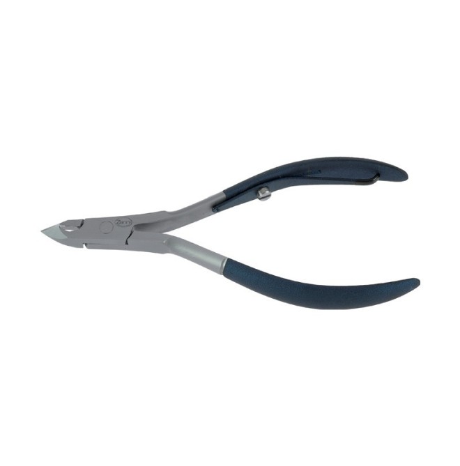 Tronchese cuticole blu in acciaio inox