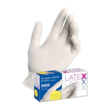 GUANTO LATTICE CON TALCO PZ. 100 SMALL