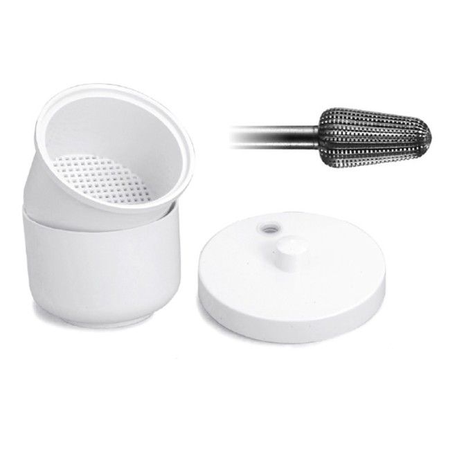 Contenitore Sterilizzazione Frese con Cestello Forato - Zanni Podospecial