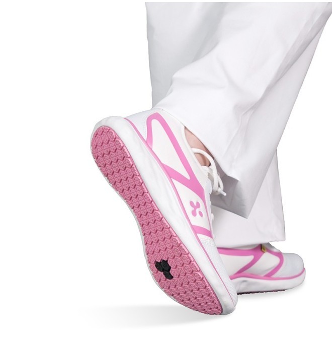 SCARPA ANTISCIVOLO BIANCA/ROSA N. 36