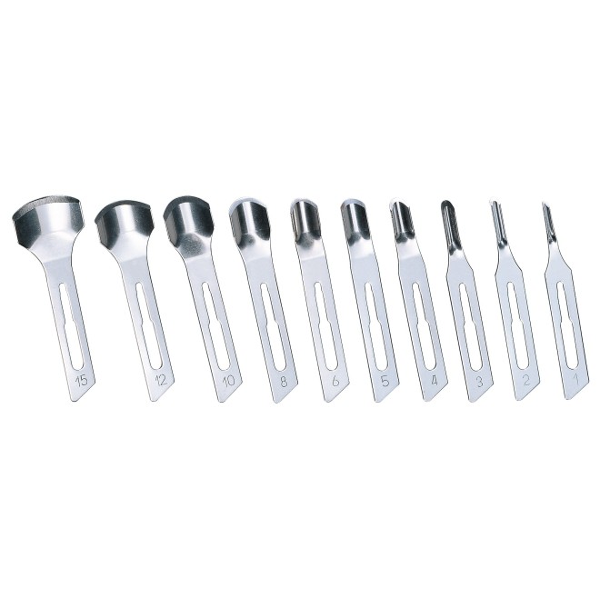 Lame Sgorbie Kiato pz. 100 - Acciaio al Carbonio CE - Zanni Podospecial