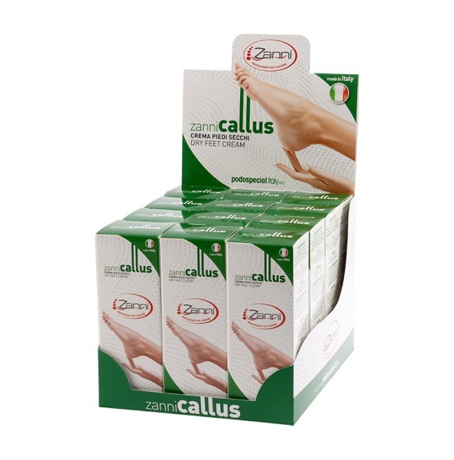 Crema Piedi Secchi Zanni Calluc ML.75 - Emulsione Ammorbidente con Oli Essenziali