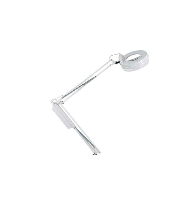 Lampada Led tonda con lente 5 diotrie - Proiettore in alluminio con lente biconvessa