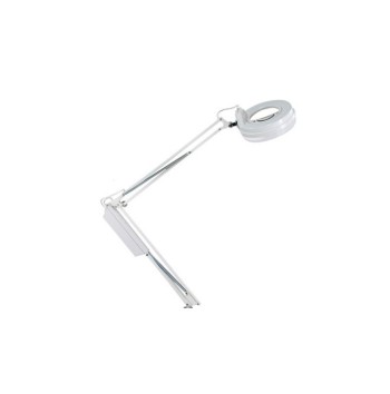 Lampada Led tonda con lente 5 diotrie - Proiettore in alluminio con lente biconvessa