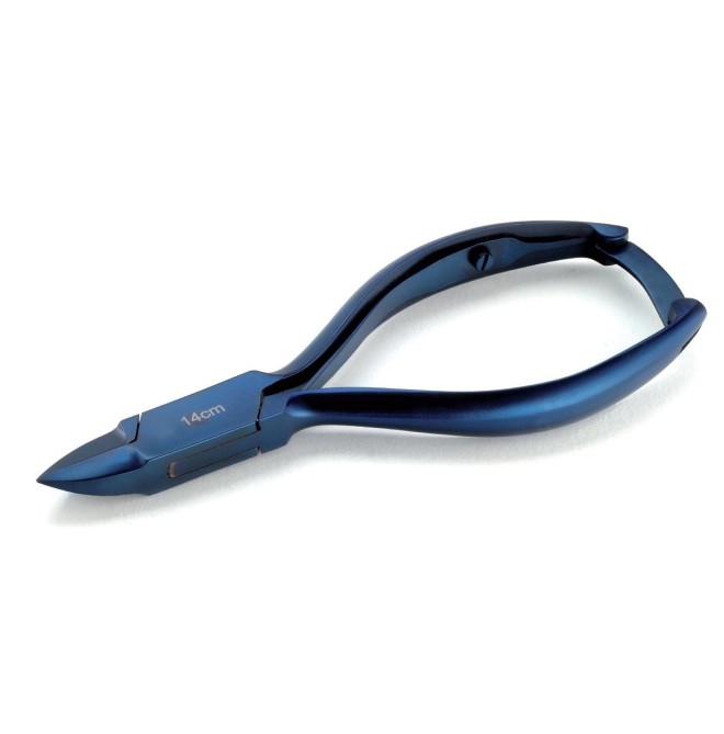 Tronchese concava blu cm. 14 - Strumenti professionali per podologi e ortopedici