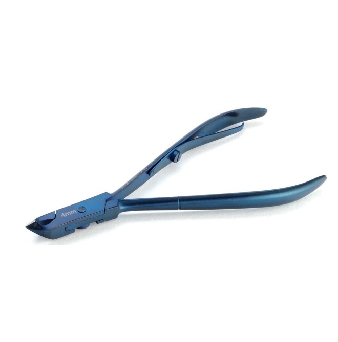 Tronchese cuticole blu smontabile t/mm.4 cm.10.5 - Strumento professionale per podologi e ortopedici