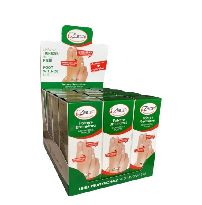 POLVERE BROMIDROSI GR100 ESPOSITORE PZ12