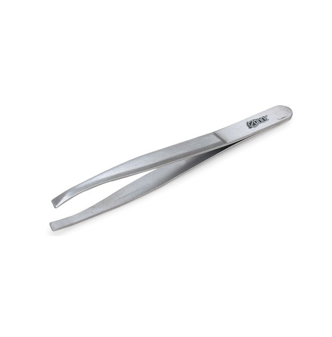 PINZETTA DEP.INOX SATINATA OBLIQUA CM.9