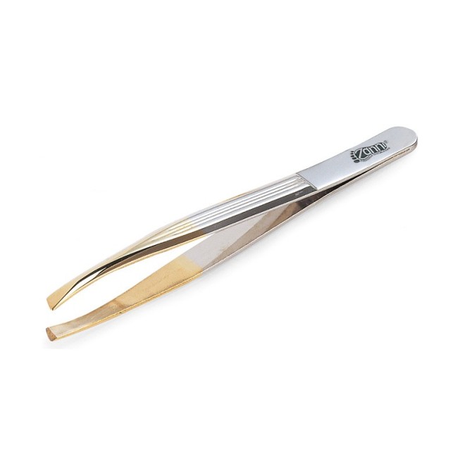 PINZETTA DEPILATORIA INOX OBLIQUA CM. 9