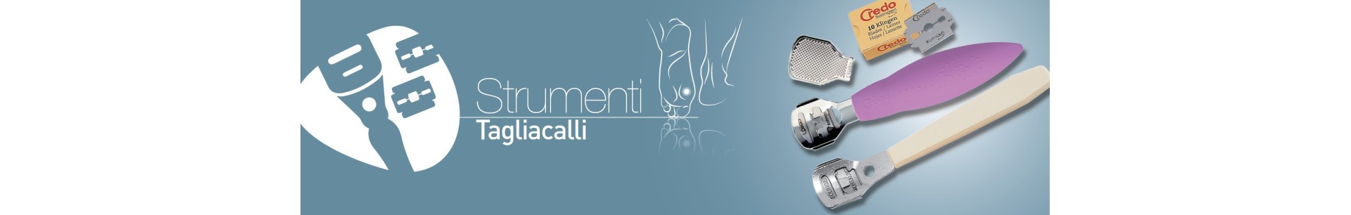 Tagliacalli per podologia ed estetica