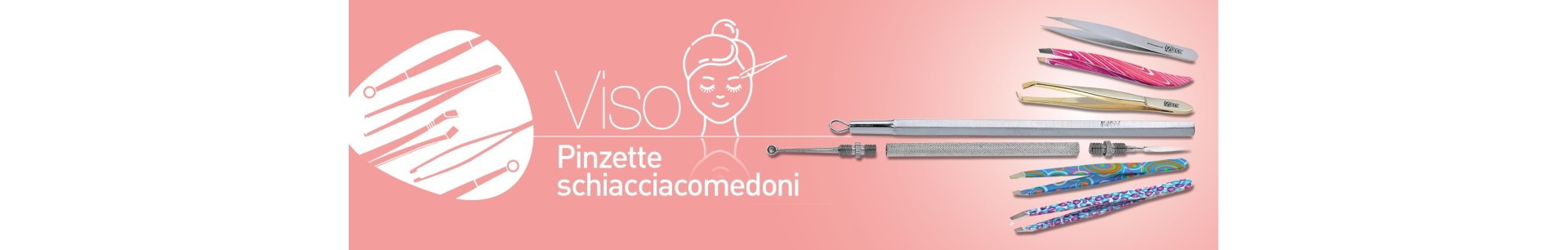 Schiacciacomedoni, pinzette schiacciacomedoni per podologia ed estetica