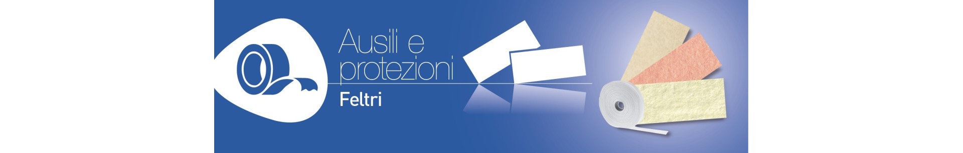Feltri e cerotti podologia, feltri adesivi podologia professionale