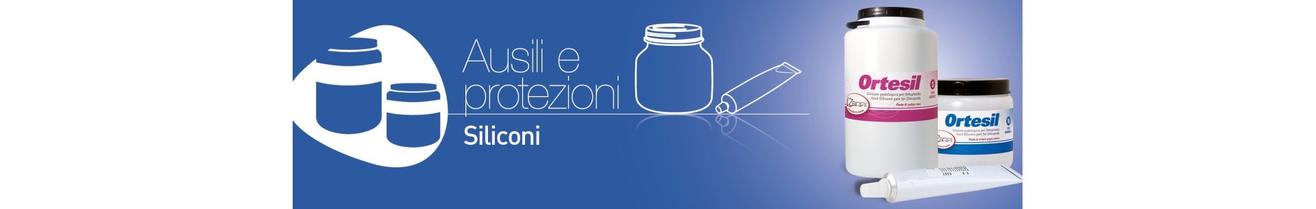 Silicone per podologia, silicone ortesi podologiche