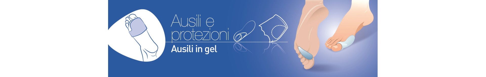 Ausilio in gel per podologia, strumenti in gel per podologia