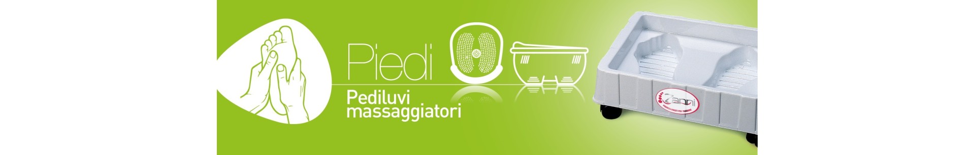 Accessori per pediluvi, vaschette e carrello per pediluvio