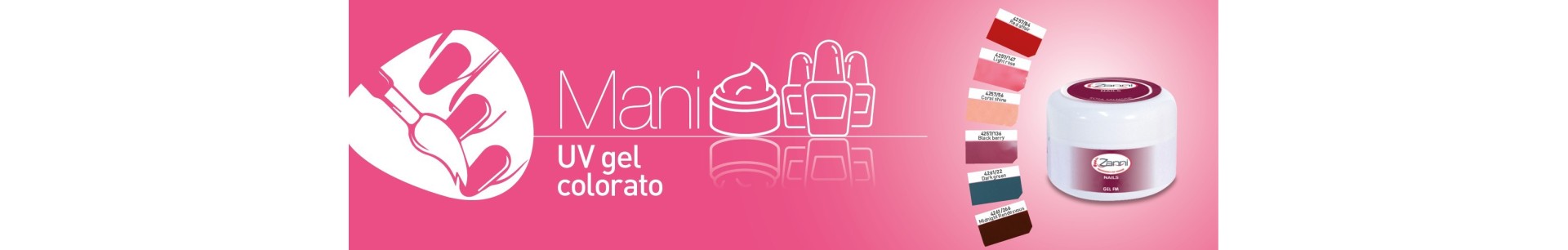 Uv Gel Colorato per podologia ed estetica